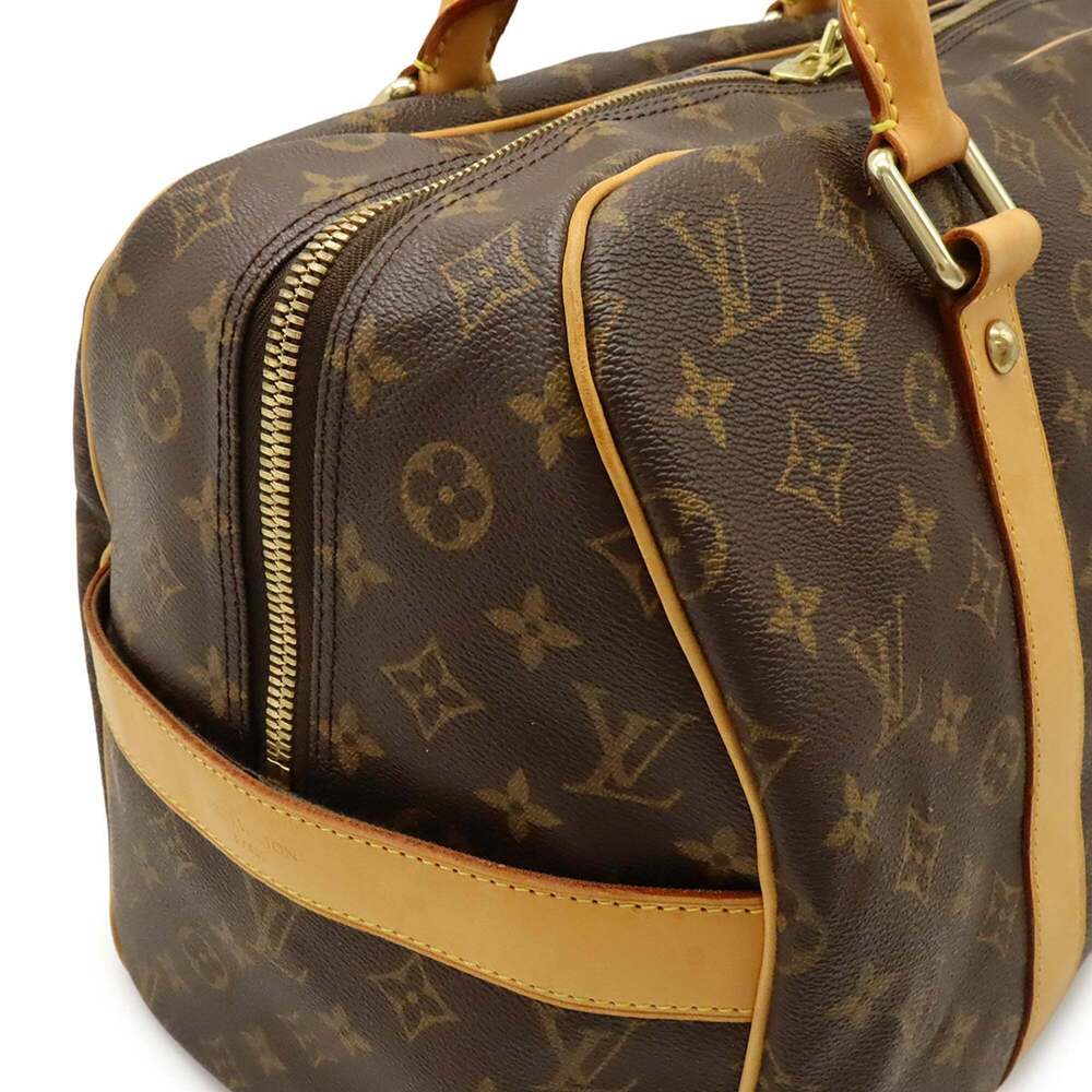 LOUIS VUITTON Authentic Brown Monogram Carryall Boston Bag - Picture 8 of 9
